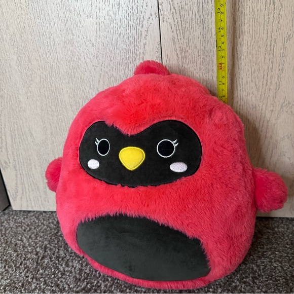 Fuzzamallow Squishmallow Cazlan The Cardinal Plush Doll - Picture 9 of 9